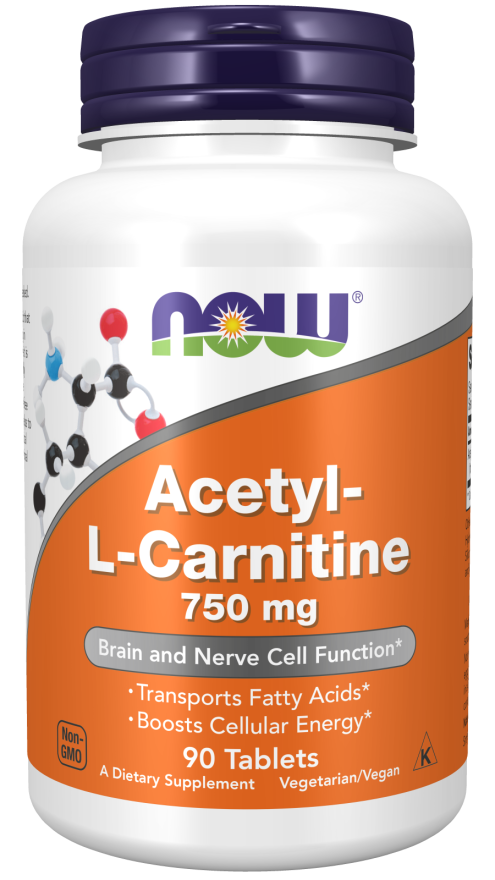 Acetyl-L-Carnitine 750 mg  90 Tablets