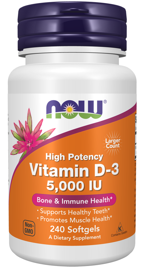 Vitamin D-3 5000 IU  240Softgels