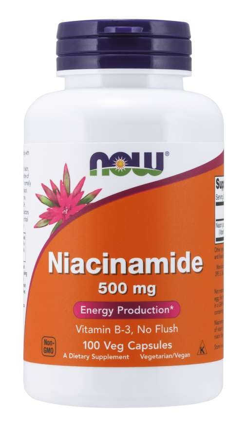 Niacinamide (B-3) 500 mg 100 Veg Capsules