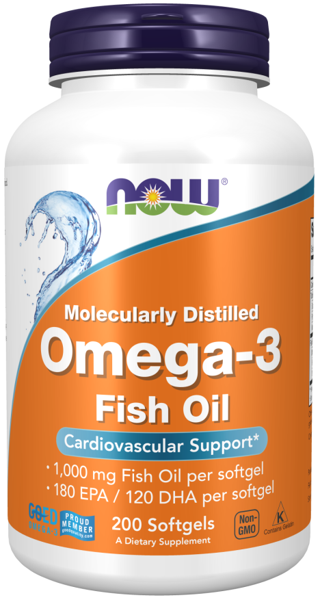 Omega-3 Fish Oil, Molecular Dist Sgels 200