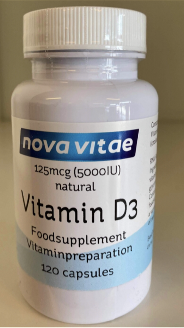Vit d3 5000 iu (225 mcg) Nova 120 caps