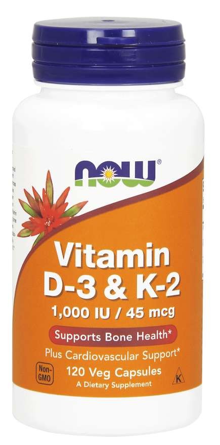 Vitamin d-3 & k-2 120 vcaps