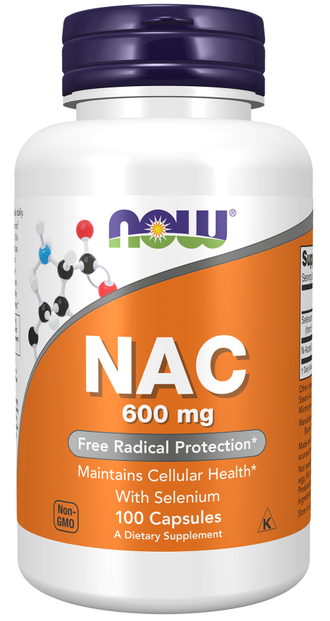 NAC 600 mg with selen 100 Vcaps