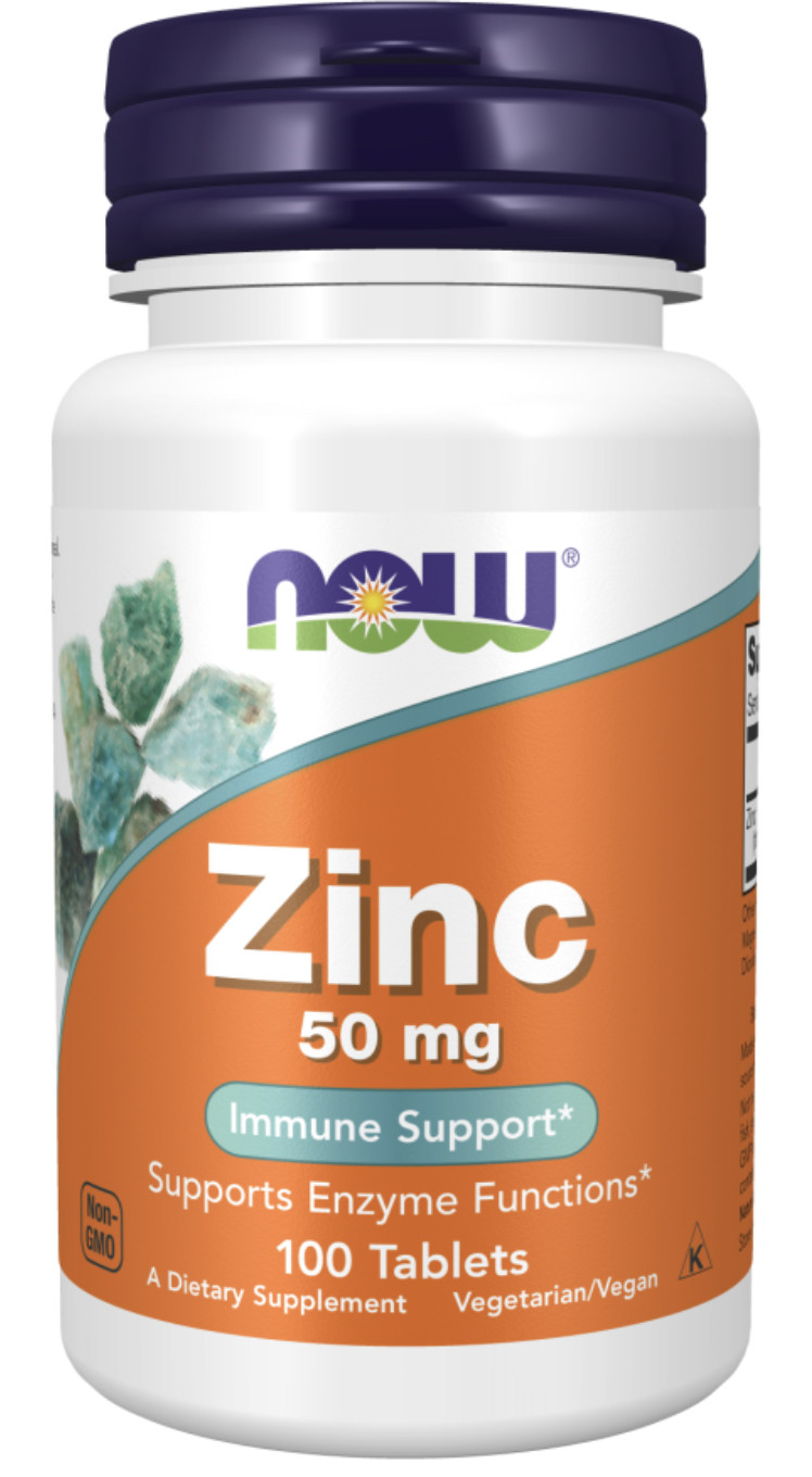 Zinc 50 mg 100 tabs