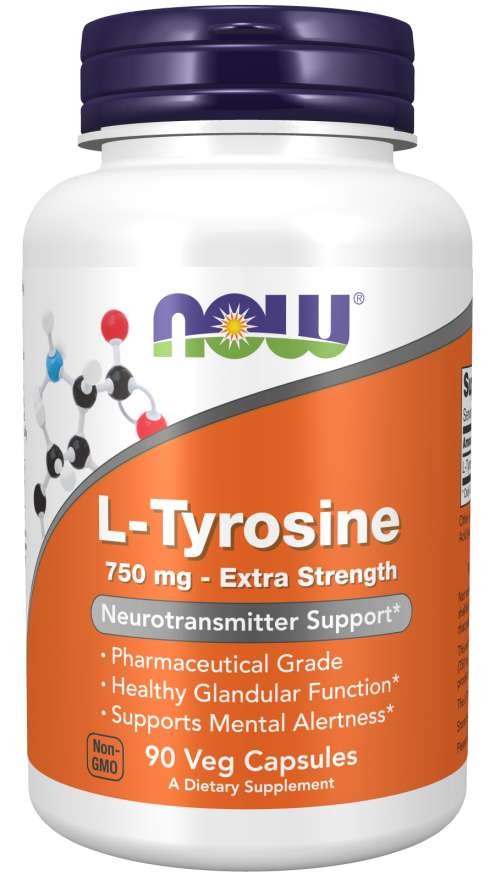  L-Tyrosine 750 mg, Extra Strength 90vcaps