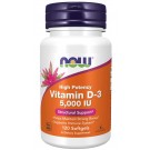 Vitamin D-3 5000 IU (225 mcg) 120 Softgels