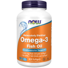 Omega-3 Fish Oil, Molecularly Distilled Softgels 200