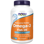 Omega-3 Fish Oil, Molecularly Distilled Softgels 200