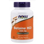 Betaine HCl 648 mg - 120 Caps